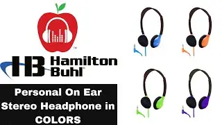 HamiltonBuhl&rsquo;s Personal On Ear Stereo Headphone in COLORS!