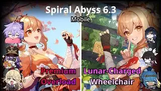 【Spiral Abyss 6.3A】C1R2 Yoimiya both halves | Overload X Lunar-Charged Vape