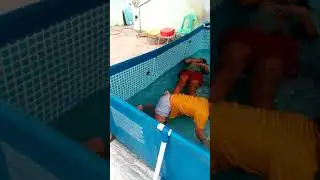 Swimming w/ cousins