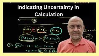 Indicating Uncertainty in Calculation || Assessment of Total Uncertainty in Final Result || Class 11