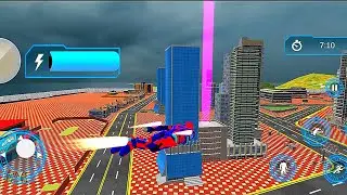 Flying Police Speed Superhero Rescue Missions #3 - Android Gameplay