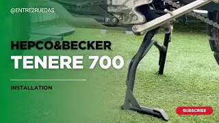 Hepco&Becker Central Stand Installation Yamaha Tenere 700