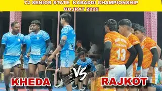 KHEDA 💥VS 💥RAJKOT 72 SENIOR STATE  KABADDI CHAMPIONSHIP GUJRAT 2025#shorts