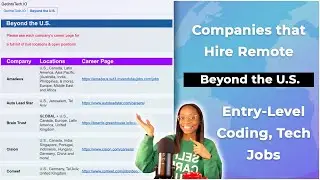 Companies that Hire Remote Beyond the U.S. | Entry-Level Coding & Tech Jobs