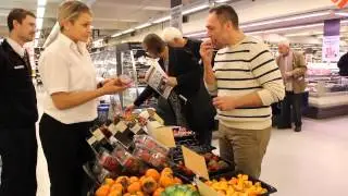 Smagspr&oslash;ver p&aring; eksotiske frugter