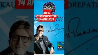 kbc 17 registration 2025#kbc #hotseat #konbanegacrorepati