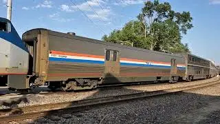Amtrak Zephyr Crossing Bridge, Omaha Station Stop