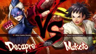 Ultra Street Fighter 4 - Decapre Vs Makoto [Hardest]