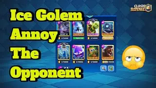 How to Annoy Your Opponent with Ice Golem Defense | Clash Royale Strategy Guide