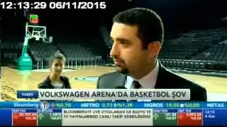 ColosseoEAS - Volkswagen Arena Istanbul - Interview with Cem Şencan for Bloomberg TV