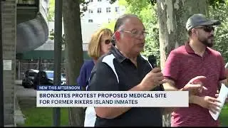 Neighbors protest plan to house sick ex-Rikers inmates in Morris Park