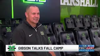 Herd Coach Gibson talks fall camp