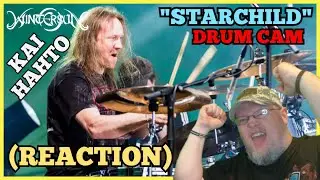 WINTERSUN Kai Hahto - Starchild (REACTION) Drum Cam Pearl Artist| Drum Master
