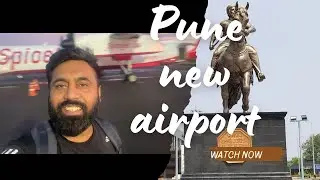 First flight from pune new airport video 3 l pune airport l pune india travelvlog