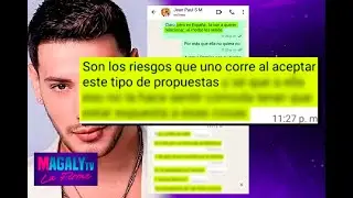 Jean Paul Santa Mar&iacute;a revela cu&aacute;l es el reality de Espa&ntilde;a al que quiere ir Romina Gachoy