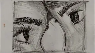 Love in the Eyes | Couple's Eyes Sketch