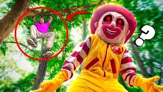 ¡SI TE ENCUENTRA EL PAYASO MC DONALDS.exe te ASESINA!  *Bosque de los payasos * 🤡