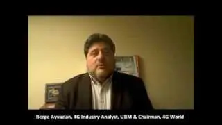 Telecom analyst Berge Ayvazian to present at 4G World India again