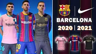 FC Barcelona 20/21 Kits ( FIFA 22 Kits Mod )