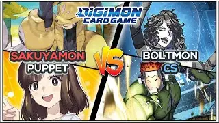 Sakuyamon Puppet vs Boltmon CS &bull; BT22 (Post Ban) Gameplay | DCGO | Digimon TCG