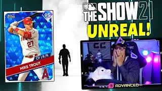 MIKE TROUT & MULTIPLE DIAMONDS pulled! MLB The Show 21 Pack Opening