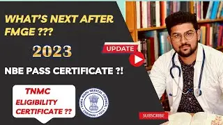 What to do after fmge? l Fmge pass certificate l TNMC eligibility certificate l by Dr.Lokez