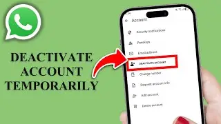 Как временно деактивировать аккаунт WhatsApp