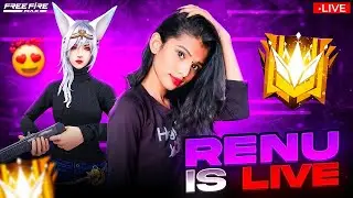 Grandmaster Rank Push On Mobile  | RENU GAMING IS LIVE | Free Fire max