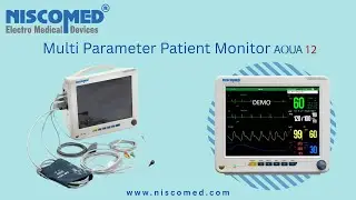 Niscomed Aqua 12 Patient Monitor | Advanced Multipara Monitoring System for Hospitals | Hindi