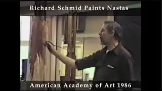Richard Schmid paints Nastas with out Captions