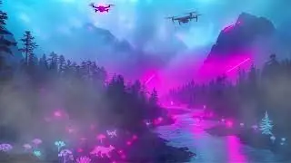 LOST IN NEON Water WORLD  &ndash; Relaxed Instrumental for Chill Moments 🌊🎶Calm Instrumental Music
