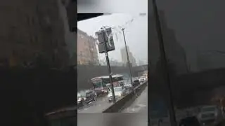 Flooding on nyc route 95 #newyork #route95