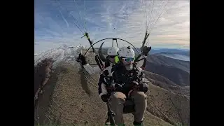 PARAMOTOR FLIGHTS AT PRESPA LAKE