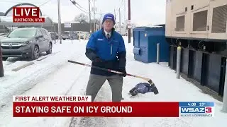 Staying safe on icy ground
