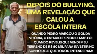 Humilharam meu neto gordo no vestiário — até ele marcar o gol que deu o título à escola.