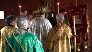 Divine Liturgy at Fort Ross on July 4th, 2014