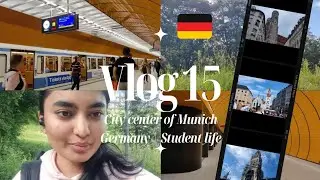Visiting the city center of Munich | Germany | Student life | LMU | TUM #studentlife #studyabroad