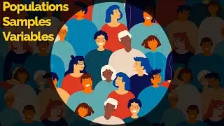 What's the difference between populations, samples, and variables?