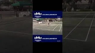 PUT SOME SPIN ON THE DROP VOLLEY TO WIN THE POINT! #shorts #tennis