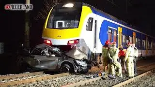 Trein ramt auto Eindhoven: Bestuurder overleden en hond raakt gewond
