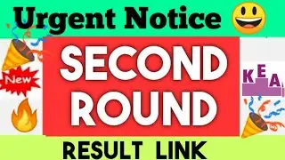 KCET - NEET Second Round Option Entry 2024 | KCET-NEET Results | #kcet_new_updates #kcet2024
