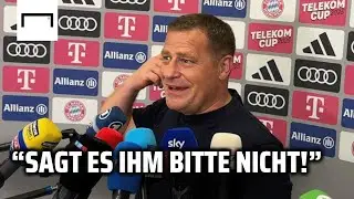 Eberl scherzt &uuml;ber Abgang von Bayern-Boss | FC Bayern 4:0 Tottenham | Telekom Cup