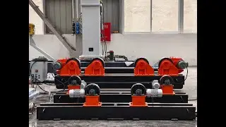 Hydraulic Motorized Walking Lead Screw Adjusting Pipe Roller