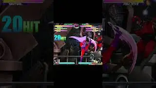 MvC2: SpiceDiamond - Magneto + Cyke AAA Rom Corner Carry to HGT x 2 95% Combo .:12.20.25:.