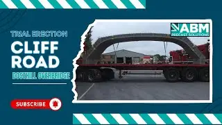 🏗️Trial Erection - Cliff Road Dosthill Overbridge 🌉