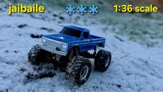 jaibaile 1:36 monster truck- snow crawl ❄️❄️