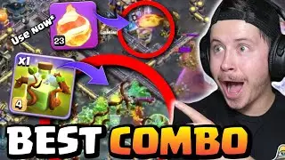 Hiroya INSANE FIREBALL Spell TRICK Destroys Half of The MAX TH18 Base