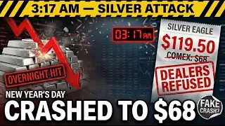 (The Midnight Shock). WHILE YOU CELEBRATED NEW YEAR'S &mdash; silver price crash to $68 at 3AM