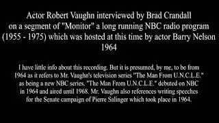 Robert Vaughn Interview on NBC radio program 