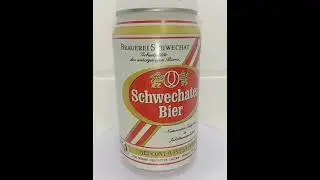 Empty Beer Can SCHWECHATER 330 ml. Austria 1993 Top Open!